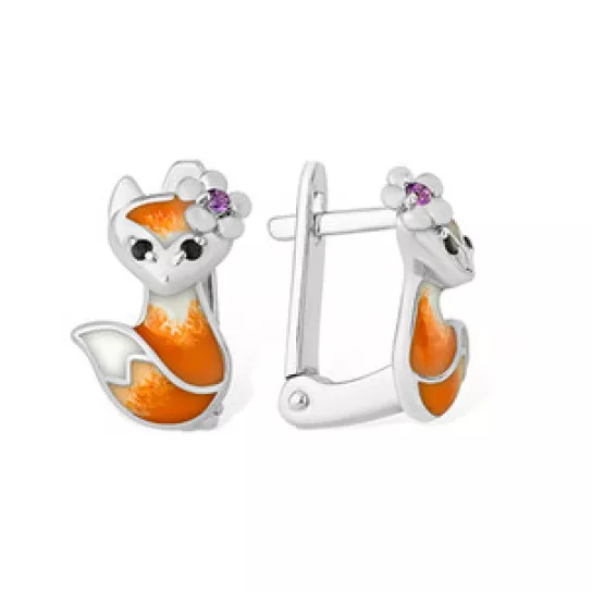 Серьги из серебра