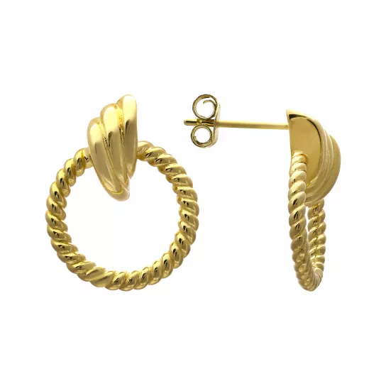 Пусеты из серебра