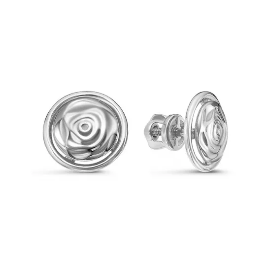 Пусеты из серебра