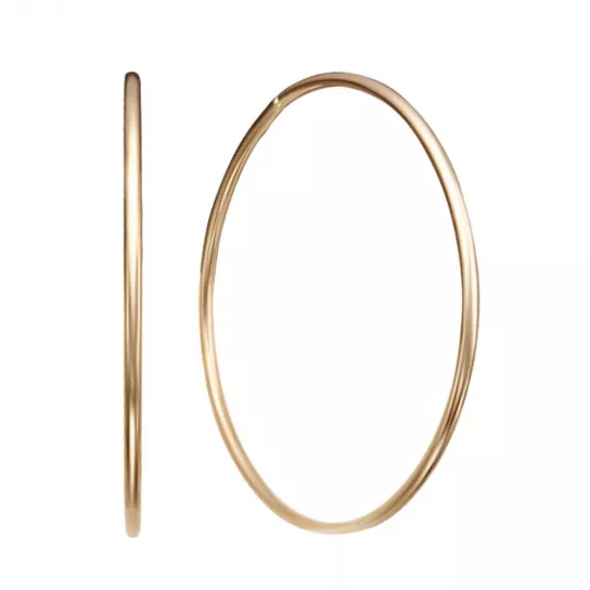 Серьги-конго из золота