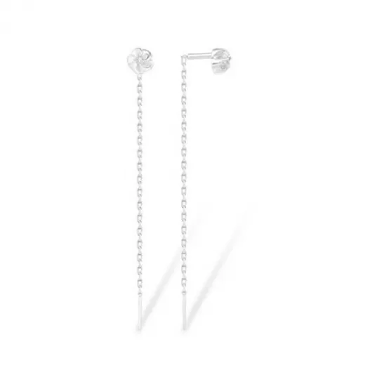 Серьги-продевки из серебра