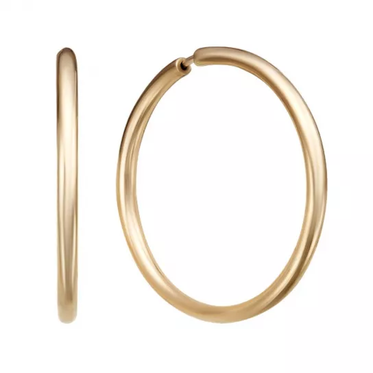 Серьги-конго из золота