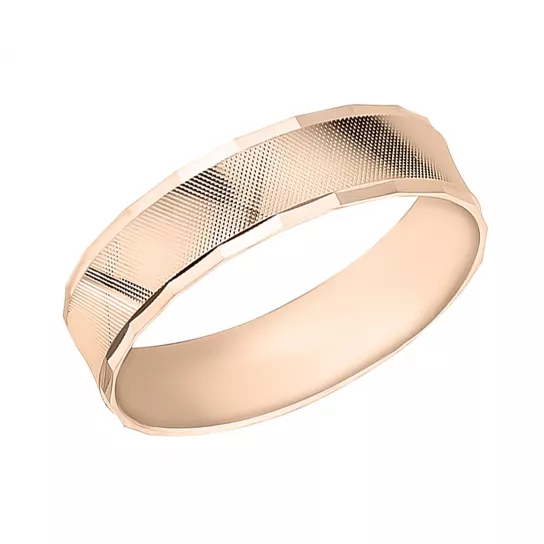 Кольцо обручальное из золота