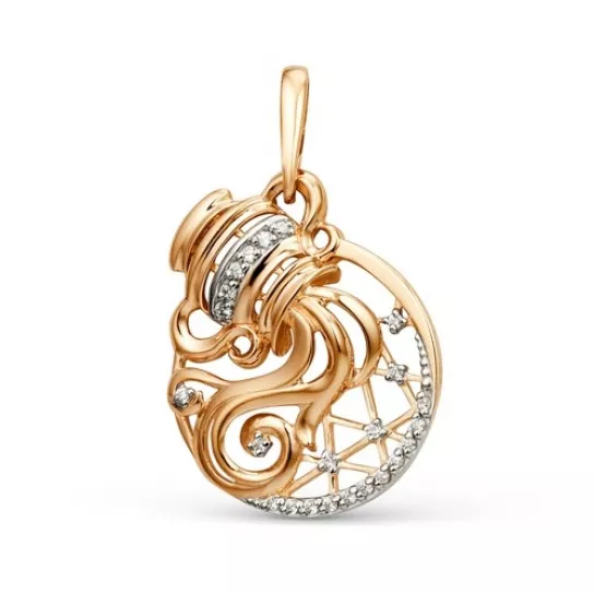 Подвеска зодиак из золота