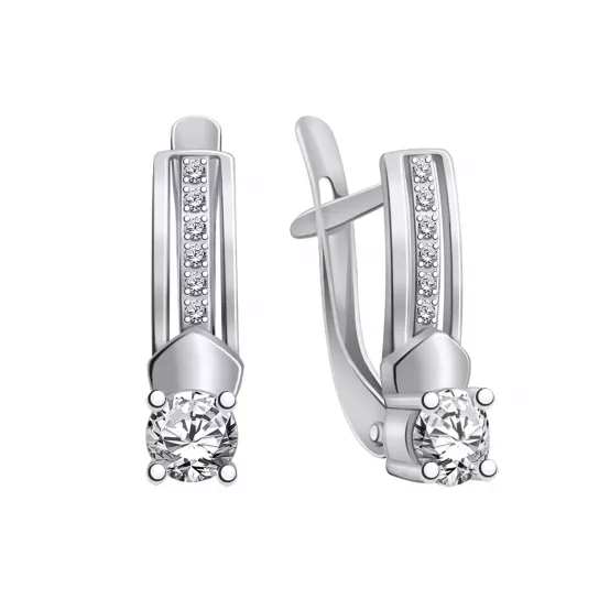 Серьги из серебра