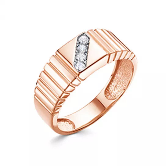 Кольцо-печатка из золота