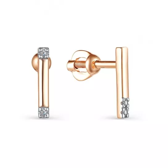 Пусеты из золота