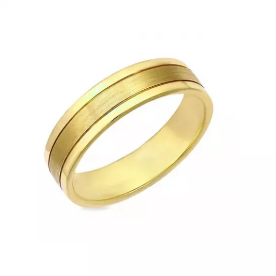 Кольцо обручальное из золота