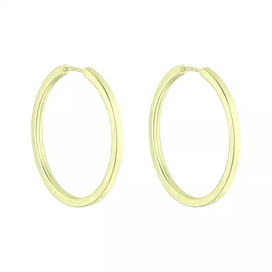 Серьги-конго из золота