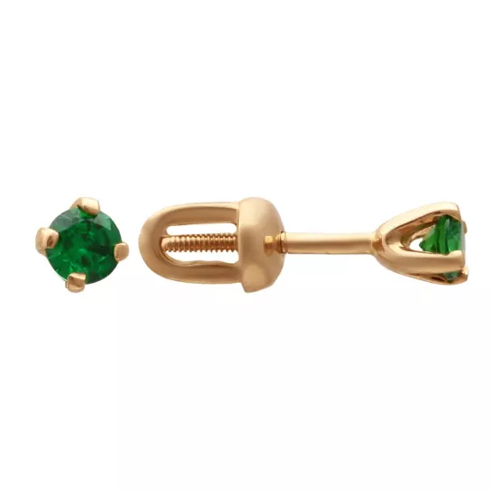 Пусеты из золота