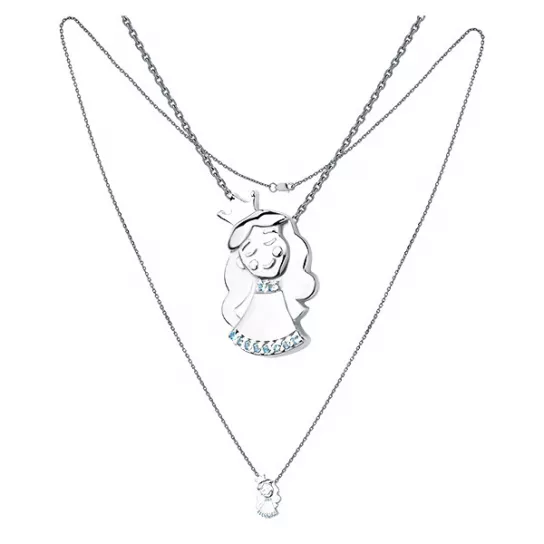 Колье из серебра