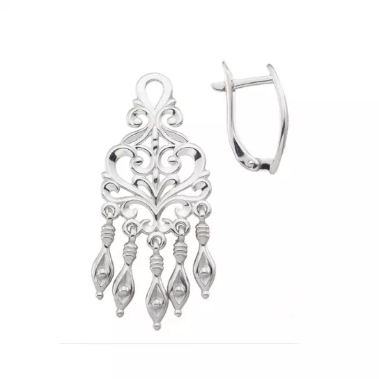 Серьги из серебра