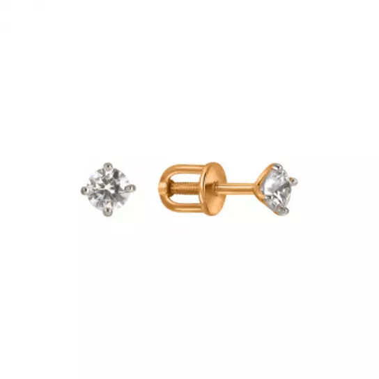 Пусеты из золота