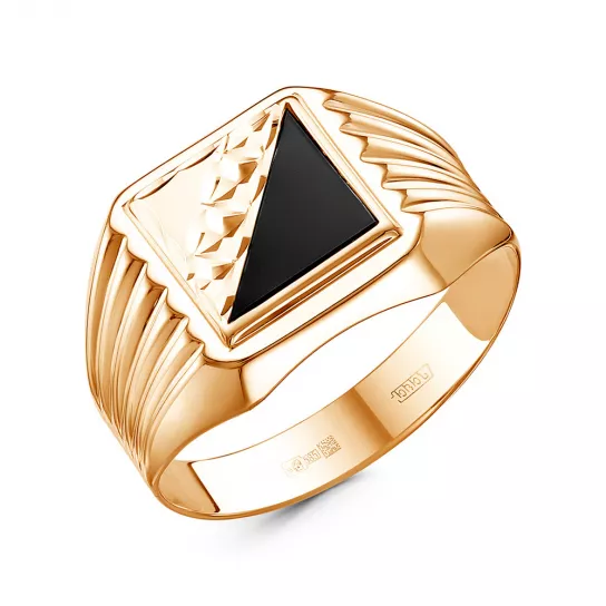 Кольцо-печатка из золота