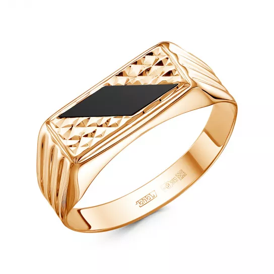 Кольцо-печатка из золота