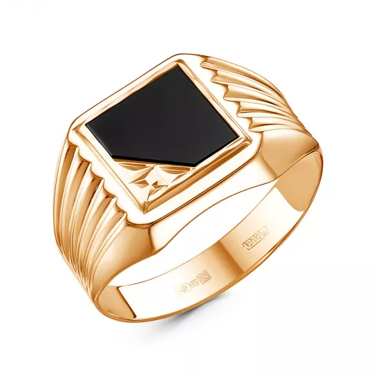 Кольцо-печатка из золота