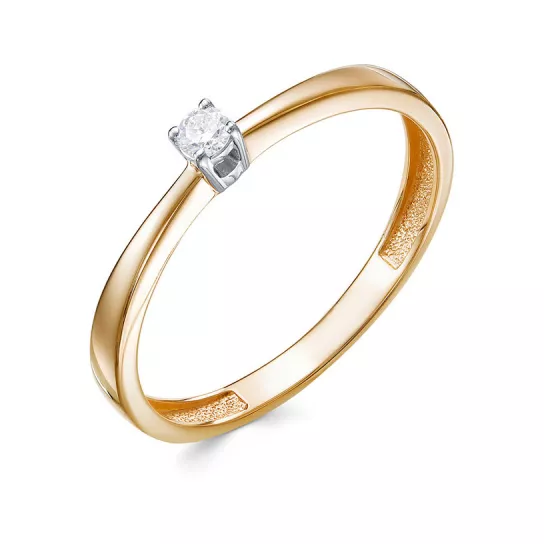 Кольцо с бриллиантами из золота