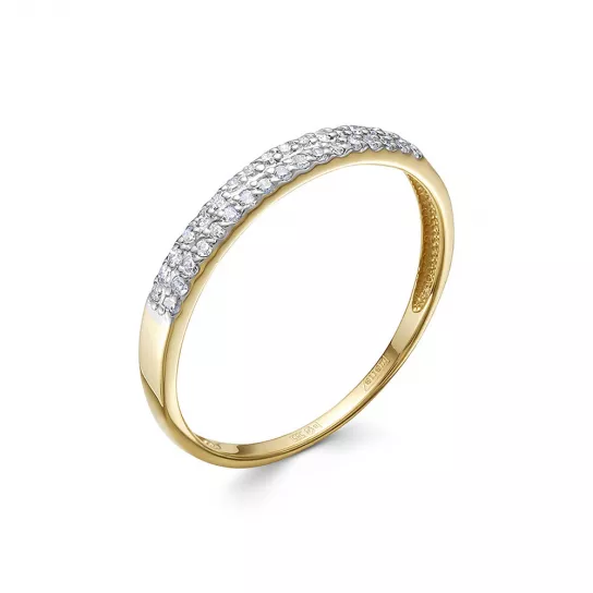 Кольцо с бриллиантами из золота