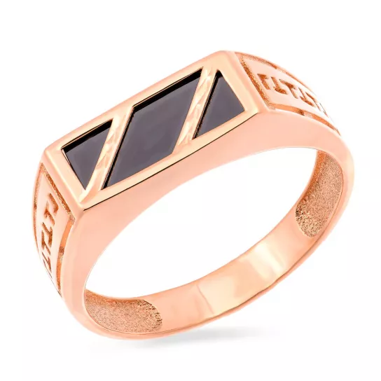 Кольцо-печатка из золота