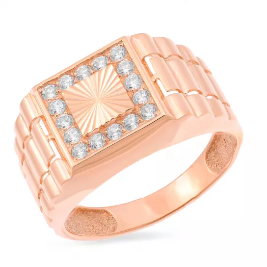 Кольцо-печатка из золота